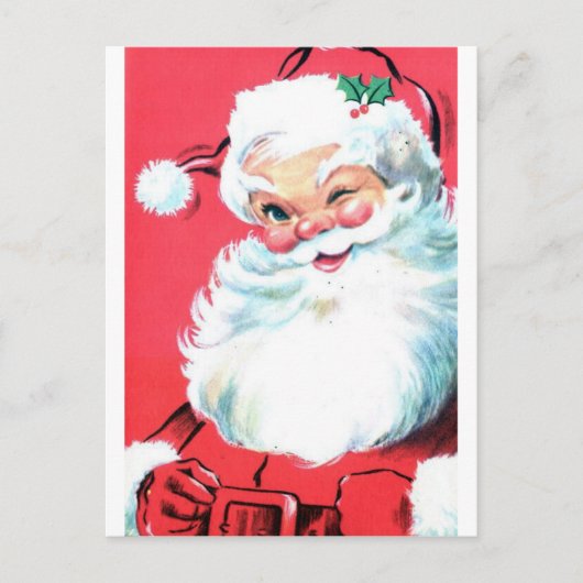 ヴィンテージサンタクロース シーズンポストカード (正面)
