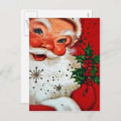 ヴィンテージサンタクロース シーズンポストカード (正面/裏面)