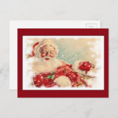 ヴィンテージサンタクロース シーズンポストカード (正面/裏面)