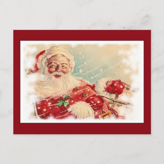 ヴィンテージサンタクロース シーズンポストカード (正面)