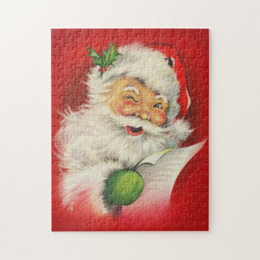 ヴィンテージサンタクロース ジグソーパズル (縦)