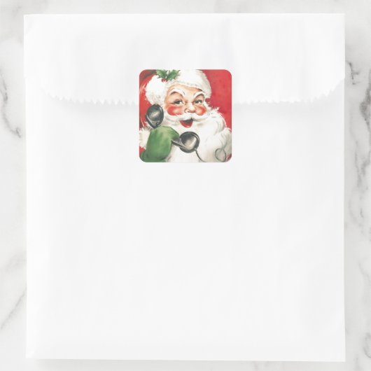 ヴィンテージサンタクロース スクエアシール (バッグ)