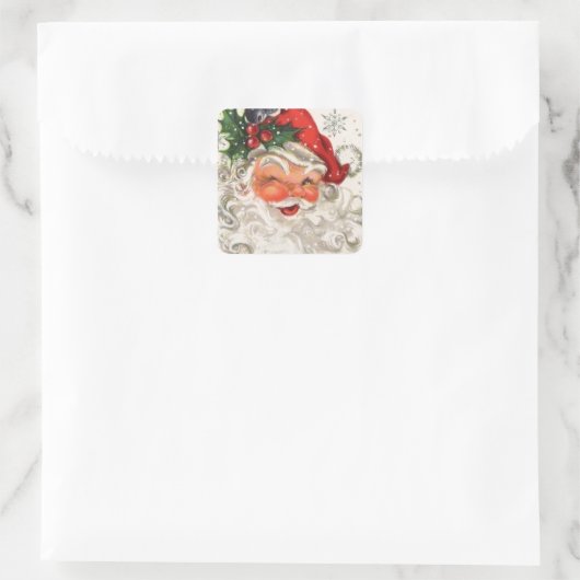 ヴィンテージサンタクロース スクエアシール (バッグ)