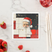 ヴィンテージサンタクロース スタンダードカクテルナプキン (インサイチュ)