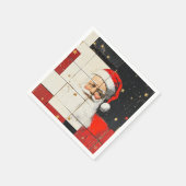 ヴィンテージサンタクロース スタンダードカクテルナプキン (角)