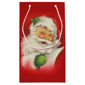 ヴィンテージサンタクロース スモールペーパーバッグ (裏面)