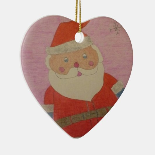 ヴィンテージサンタクロース セラミックオーナメント (右)