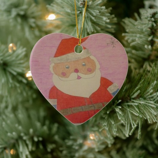 ヴィンテージサンタクロース セラミックオーナメント (ツリー)