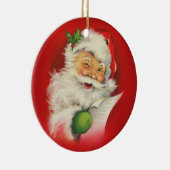 ヴィンテージサンタクロース セラミックオーナメント (右)