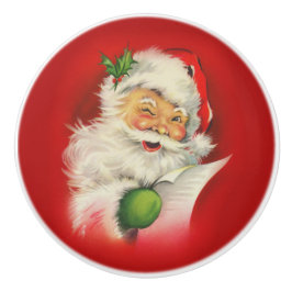 ヴィンテージサンタクロース セラミックノブ