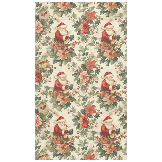 ヴィンテージサンタクロース テーブルクロス (正面)