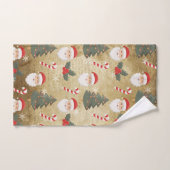 ヴィンテージサンタクロース ハンドタオル (ハンドタオル)