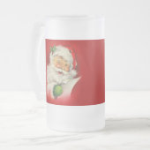 ヴィンテージサンタクロース フロストグラスビールジョッキ (正面左)