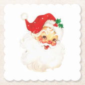 ヴィンテージサンタクロース ペーパーコースター (正面)