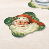 ヴィンテージサンタクロース ペーパーコースター (アングル)