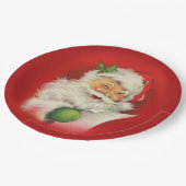 ヴィンテージサンタクロース ペーパープレート (アングル)