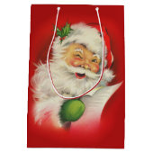 ヴィンテージサンタクロース ミディアムペーパーバッグ (裏面)