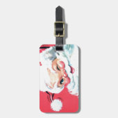 ヴィンテージサンタクロース ラゲッジタグ (正面縦)