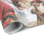 ヴィンテージサンタクロース ラッピングペーパー (ロールコーナー)