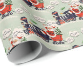 ヴィンテージサンタクロース ラッピングペーパー (ロールコーナー)