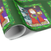 ヴィンテージサンタクロース ラッピングペーパー (ロールコーナー)