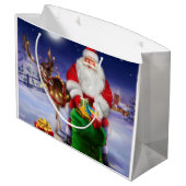 ヴィンテージサンタクロース ラージペーパーバッグ (裏面アングル)