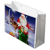 ヴィンテージサンタクロース ラージペーパーバッグ (正面アングル)