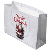 ヴィンテージサンタクロース ラージペーパーバッグ (裏面アングル)