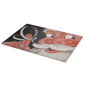 ヴィンテージサンタクロース（指にリマインダーひも付き） カッティングボード (角)