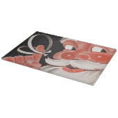 ヴィンテージサンタクロース（指にリマインダーひも付き） カッティングボード (角)