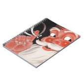 ヴィンテージサンタクロース(指にリマインダーひも付き) ノートブック (左側)