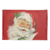 ヴィンテージサンタクロース 枕カバー (裏面)