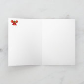 ヴィンテージサンタクロース「毛皮の服を着ていた…」 シーズンカード (内部)