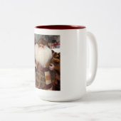 ヴィンテージサンタクロースMUG ツートーンマグカップ (正面右)