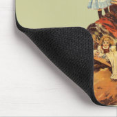 ヴィンテージサンタクロースSt.ニクンアートプリント マウスパッド (コーナー)