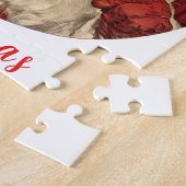 ヴィンテージサンタコーイラストレーション2 ジグソーパズル (側面)