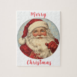 ヴィンテージサンタコーイラストレーション2 ジグソーパズル