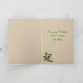 ヴィンテージサンタショベリングスノー シーズンカード (内部)