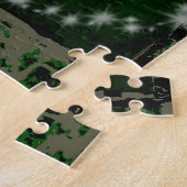 ヴィンテージサンタジグソーパズル ジグソーパズル (側面)