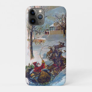ヴィンテージサンタスレイクリスマス iPhone 11 PROケース