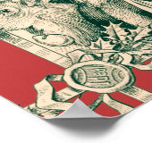 ヴィンテージサンタトナディアクリスマスサンニック ポスター (角)