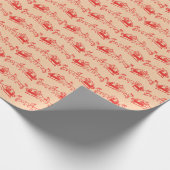 ヴィンテージサンタトナディースライクリスマス ラッピングペーパー (角)