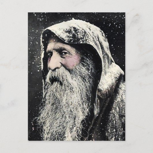 ヴィンテージサンタハガキ ポストカード (正面)