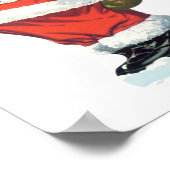 ヴィンテージサンタバッグのおもちゃ ポスター (角)