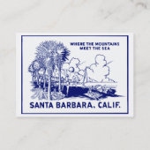 ヴィンテージサンタバラバカリフォルニア 名刺 (裏面)
