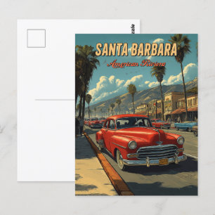 ヴィンテージサンタバーバラ,カリフォルニア ポストカード