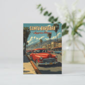 ヴィンテージサンタバーバラ，カリフォルニア ポストカード (スタンド正面)