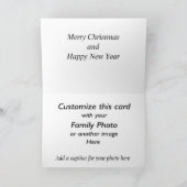 ヴィンテージサンタビクトリアンアングルズクリスマスカード シーズンカード (内部)