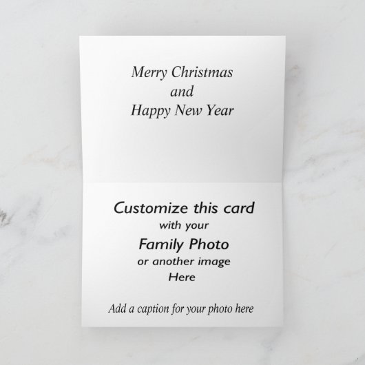 ヴィンテージサンタビクトリアンアングルズクリスマスカード シーズンカード (内部)