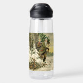 ヴィンテージサンタビクトリアンクリスマス ウォーターボトル (背面)